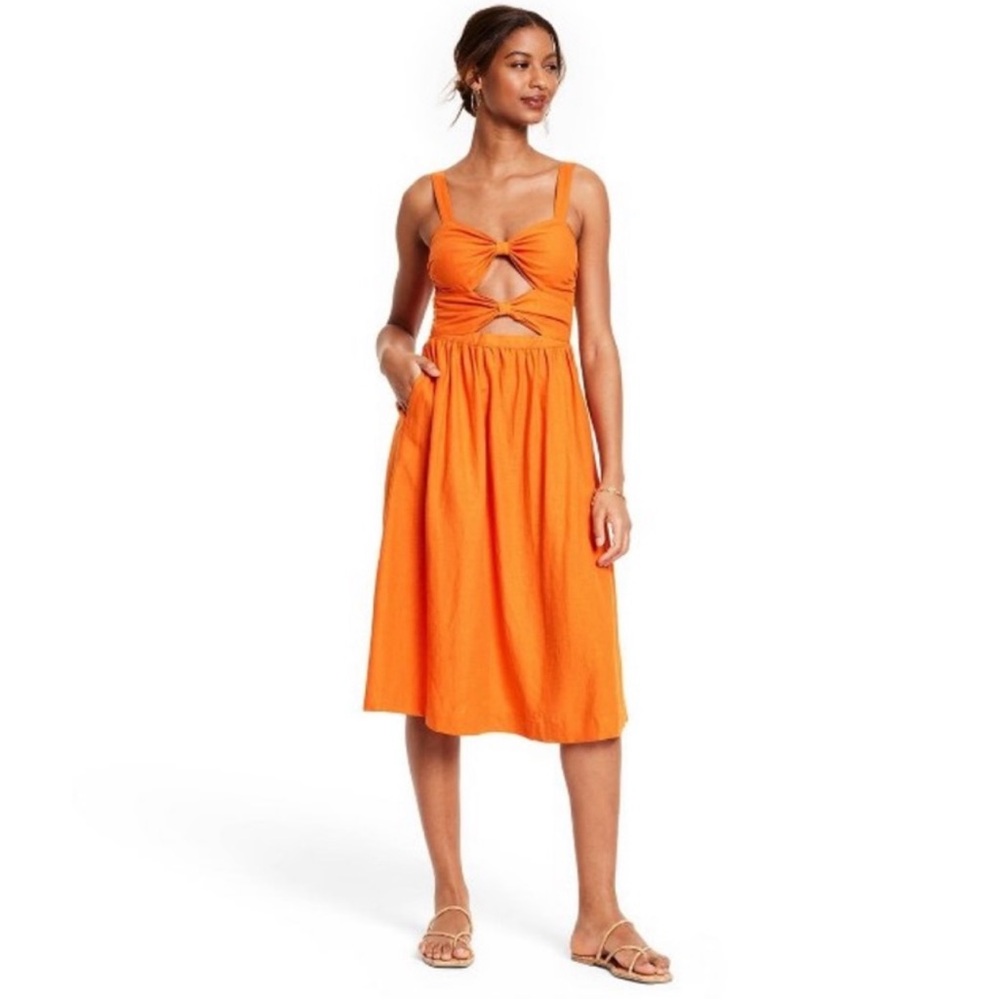 Women’s Double Cut Out Midi Dress - Fe Noel x Target